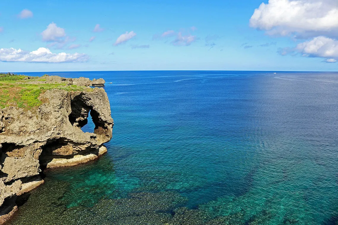 view of the sea from cape manzamo
